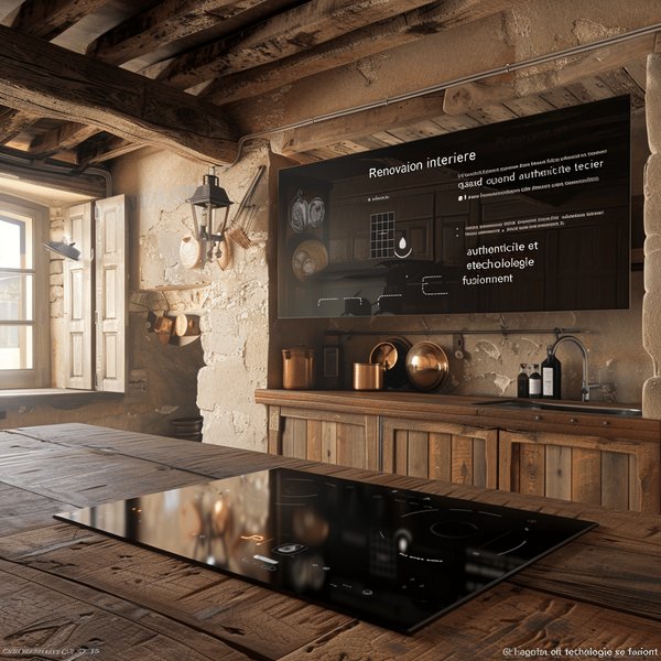 Rénovation intérieure : quand authenticité et technologie se fusionnent